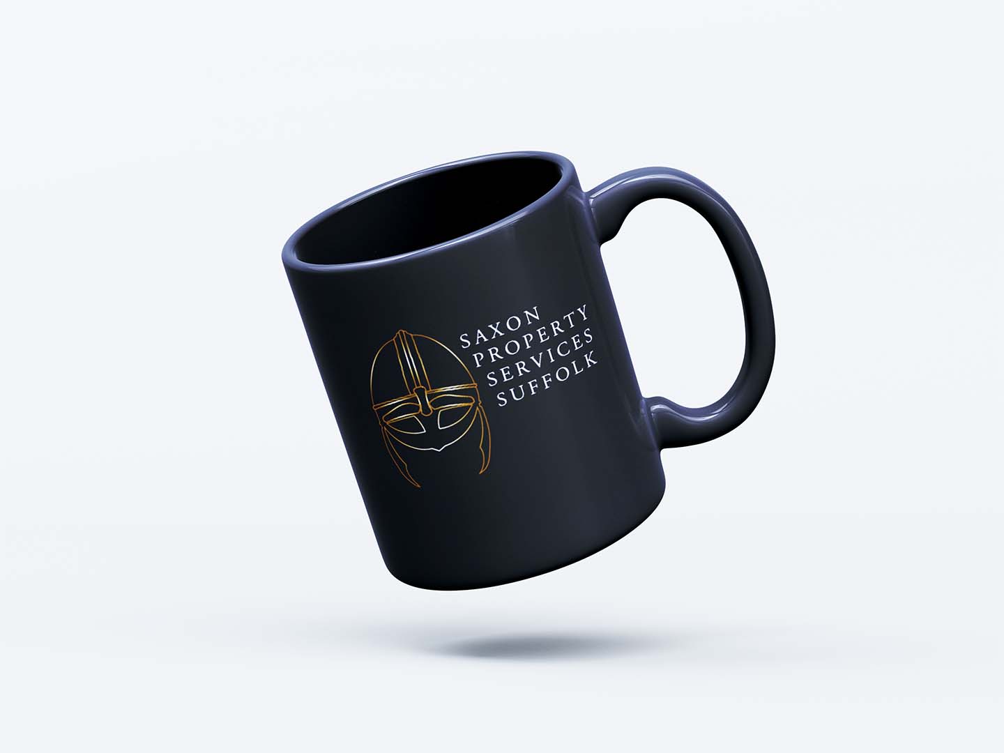Saxon Property Services branded mug