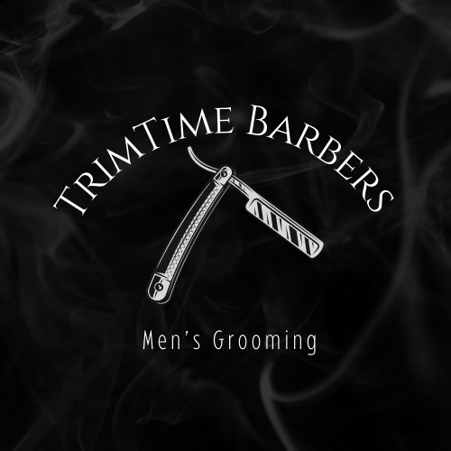 Trimtime Barbers logo concept